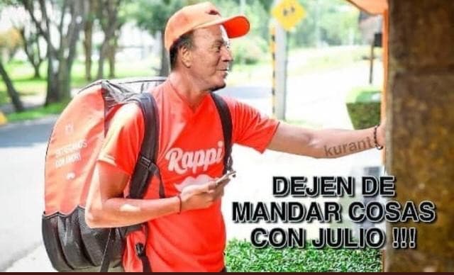 Dejen de mandar cosas con Julio