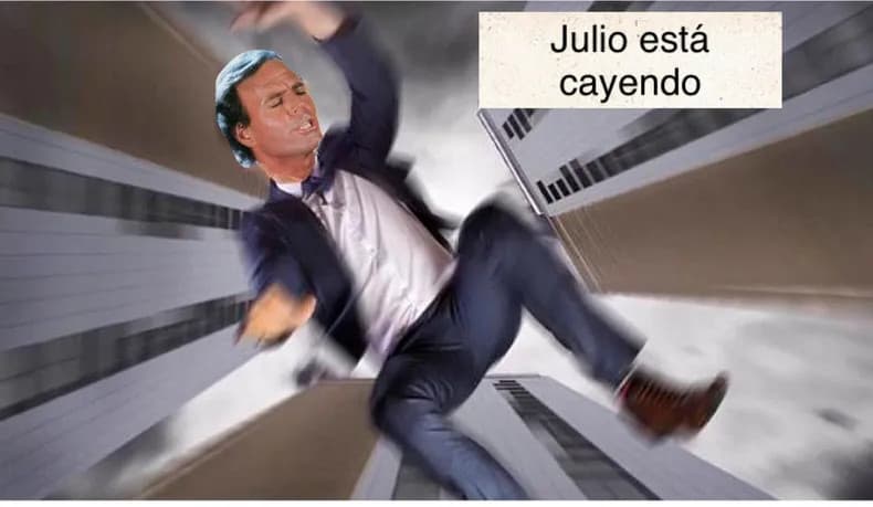 Julio está cayendo